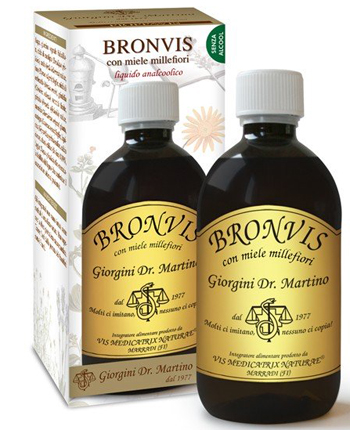 BRONVIS CON MIELE MILLEFIORI 500 ML - Farmamood