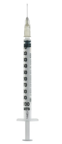 SIRINGA PER INSULINA EXTRAFINE 1ML 100 UI AGO REMOVIBILE 27 GAUGE 0,40X12 MM 1 PEZZO - Farmamood