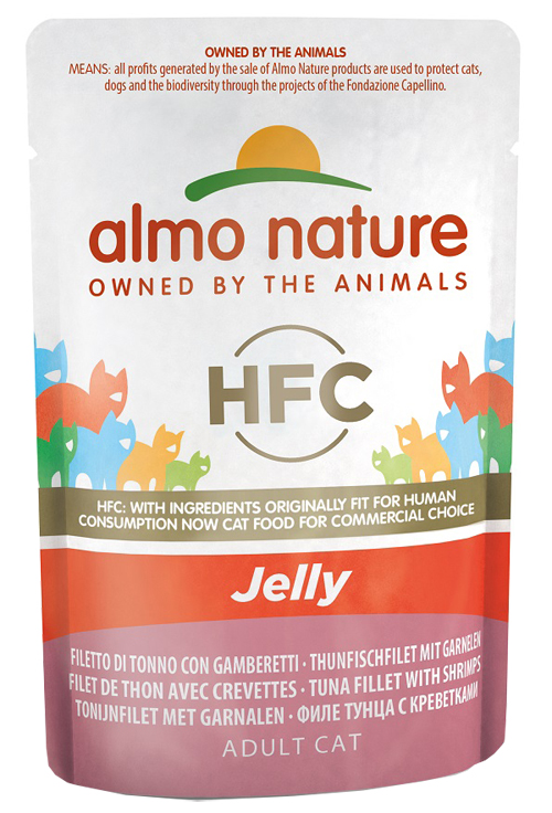 CLASSIC GATTO CON TONNO E GAMBERETTI JELLY - Farmamood