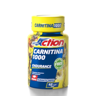 PROACTION CARNITINA 1000 45 COMPRESSE - Farmamood