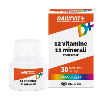 DAILYVIT+ 12 VITAMINE 11 MINERALI 30 COMPRESSE - Farmamood