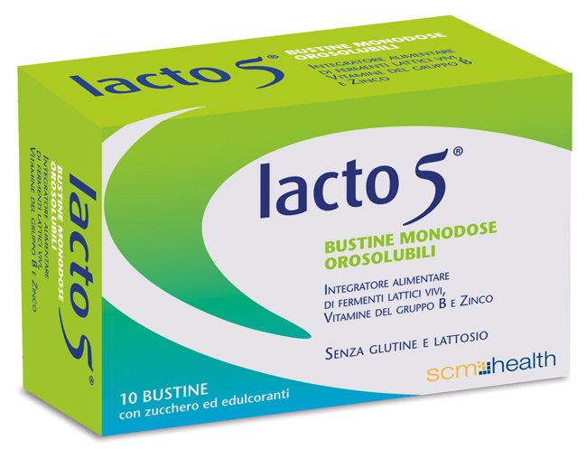 LACTO 5 10 BUSTINE OROSOLUBILI - Farmamood