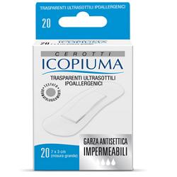 CEROTTO ICOPIUMA TRASPARENTE GRANDE 20 PEZZI - Farmamood