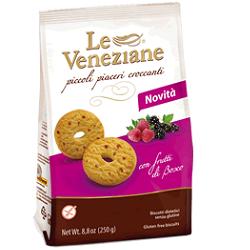 LE VENEZIANE BISCOTTI FRUTTI DI BOSCO 250 G - Farmamood