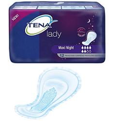 PANNOLONE SAGOMATO TENA DISCREET MAXI NIGHT 12 PEZZI - Farmamood