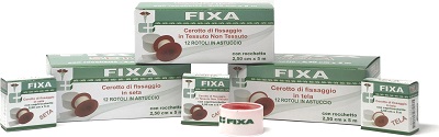 CEROTTO TESSUTO NON TESSUTO CURAMED FIXA 2,5 X 500 CM CON ROCCHETTO - Farmamood