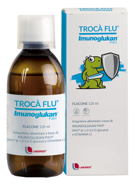 TROCA' FLU' IMUNOGLUKAN FLACONE 120 ML - Farmamood
