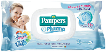 PAMPERS PHARMA SALVIETTE SENS 63 PEZZI - Farmamood