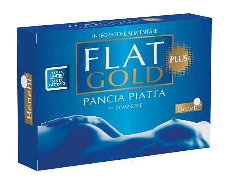 FLAT GOLD PLUS 24 COMPRESSE - Farmamood