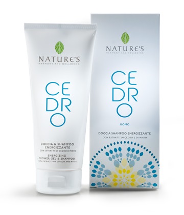 NATURE'S CEDRO UOMO DOCCIASHAMPOO ENERGIZZANTE 200 ML - Farmamood