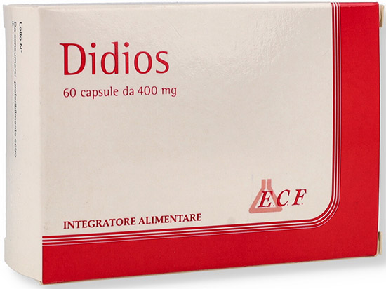DIDIOS INTEGRATORE ALIMENTARE BLISTER 60 CAPSULE 24 G - Farmamood