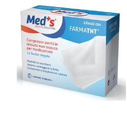 GARZA COMPRESSA TESSUTO NON TESSUTO MEDS 36X40CM 12 PEZZI SSR - Farmamood