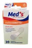 CEROTTO MEDS STRIPS DELICATO TESSUTO NON TESSUTO MEDIO 20 PEZZI - Farmamood