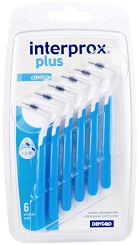 INTERPROX PLUS CONICO BLU 6 PEZZI - Farmamood