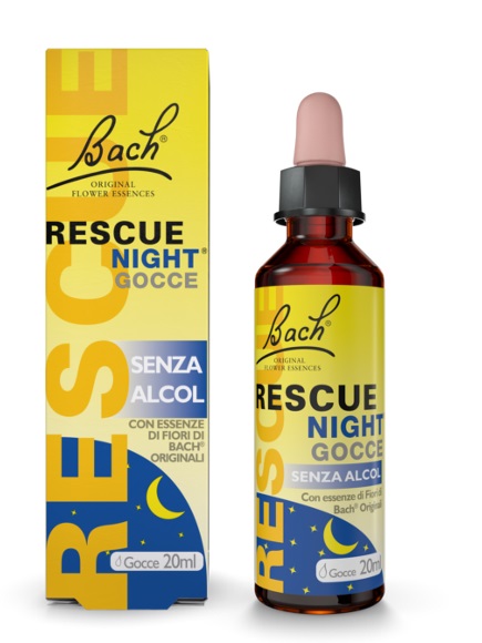 RESCUE ORIGINAL NIGHT SENZA ALCOL GOCCE 20 ML - Farmamood