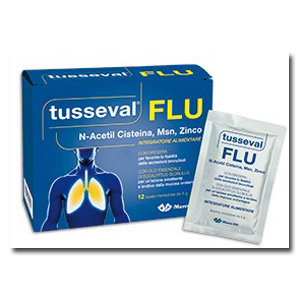 TUSSEVAL FLU 12 BUSTINE SOLUBILI 60 G - Farmamood