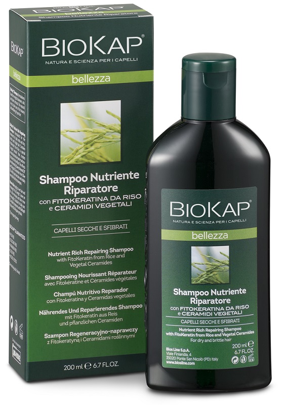 BIOKAP SHAMPOO NUTRIENTE/RIPARATORE 200 ML - Farmamood