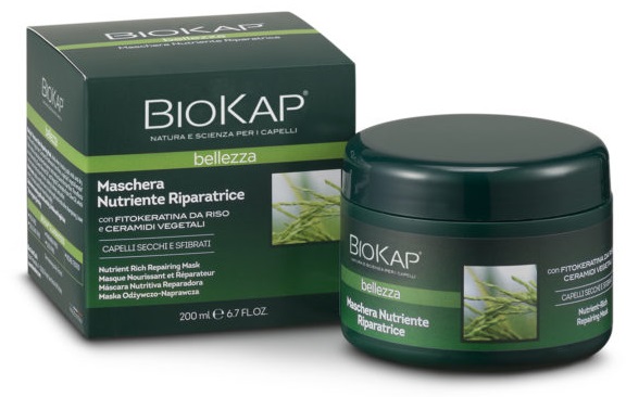BIOKAP MASCHERA NUTRIENTE/RIPARATRICE 200 ML - Farmamood