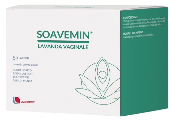 SOAVEMIN LAVANDA VAGINALE 5 FLACONI 100 ML - Farmamood