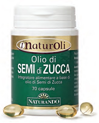 I NATUROLI OLIO DI SEMI DI ZUCCA 70 CAPSULE - Farmamood
