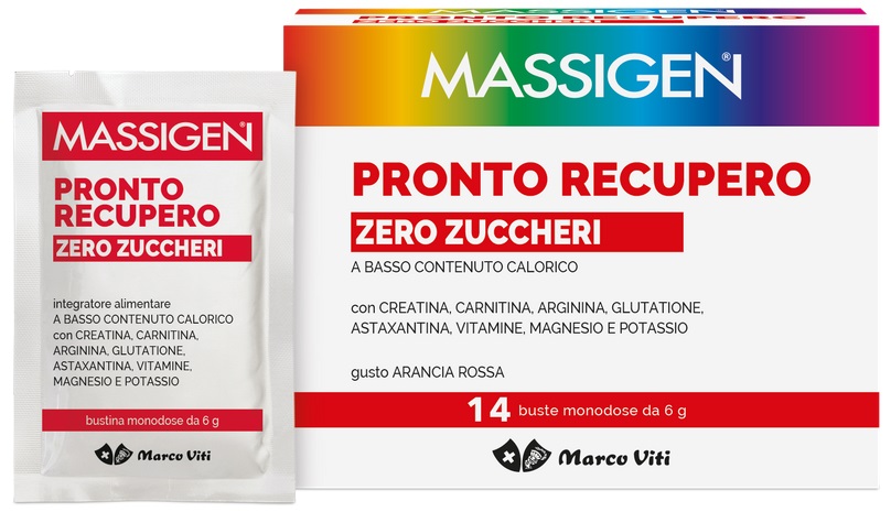 MASSIGEN PRONTO RECUPERO ZERO ZUCCHERI 14 BUSTINE - Farmamood