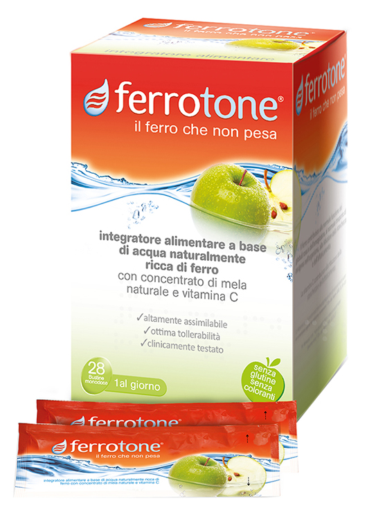 FERROTONE APPLE 28 SACCHETTI 25 ML - Farmamood