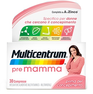 MULTICENTRUM PRE MAMMA 30 COMPRESSE - Farmamood