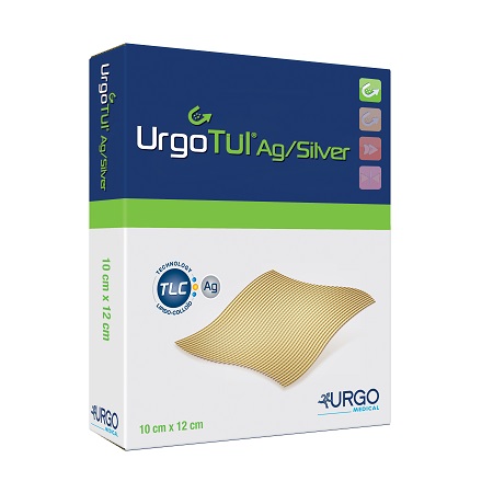MEDICAZIONE STERILE URGOTUL AG/SILVER 10X12 CM 5 PEZZI - Farmamood