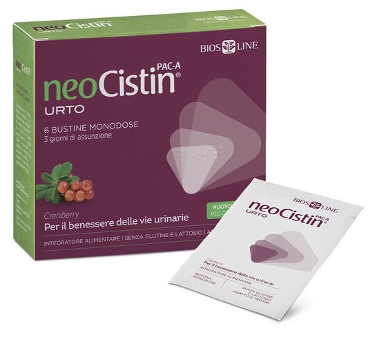 NEOCISTIN PAC A URTO 6 BUSTINE MONODOSE - Farmamood