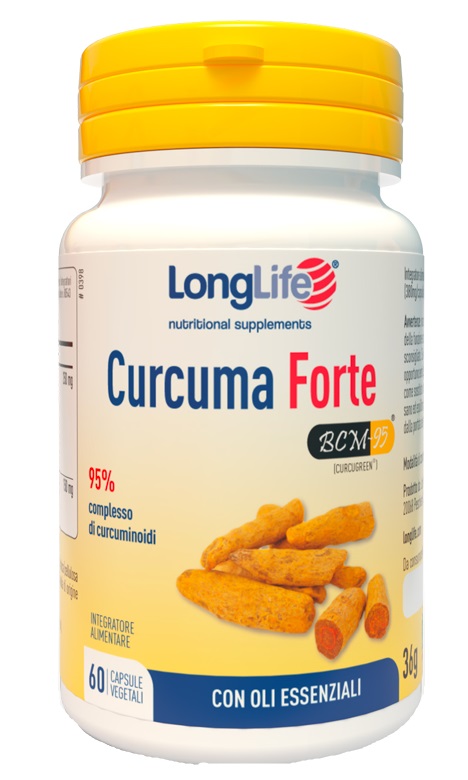 LONGLIFE CURCUMA FORTE 60 CAPSULE VEGETALI - Farmamood