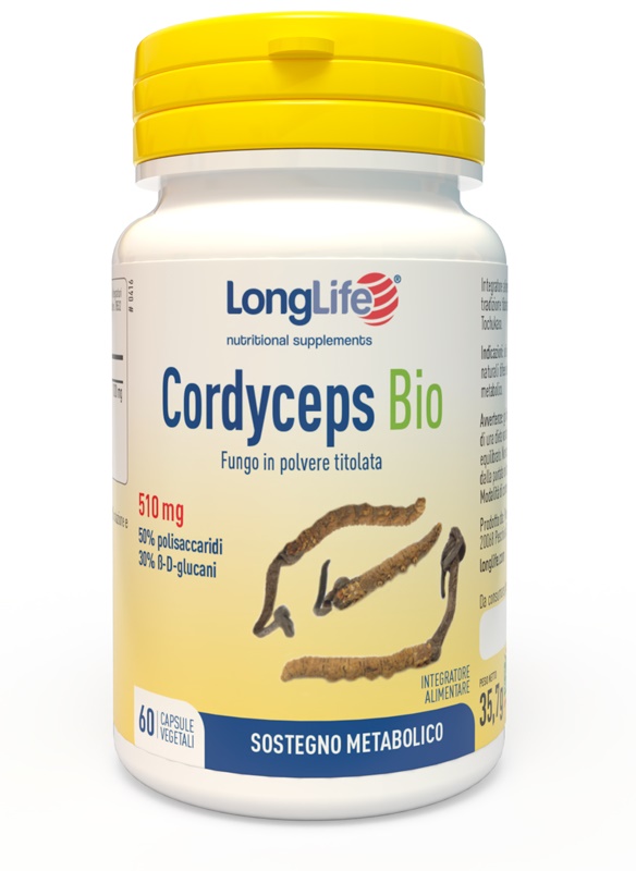 LONGLIFE CORDYCEPS BIO 60 CAPSULE - Farmamood