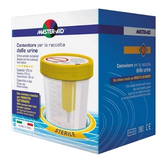 CONTENITORE RACCOLTA URINA SOTTOVUOTO MASTER-AID 120 ML - Farmamood