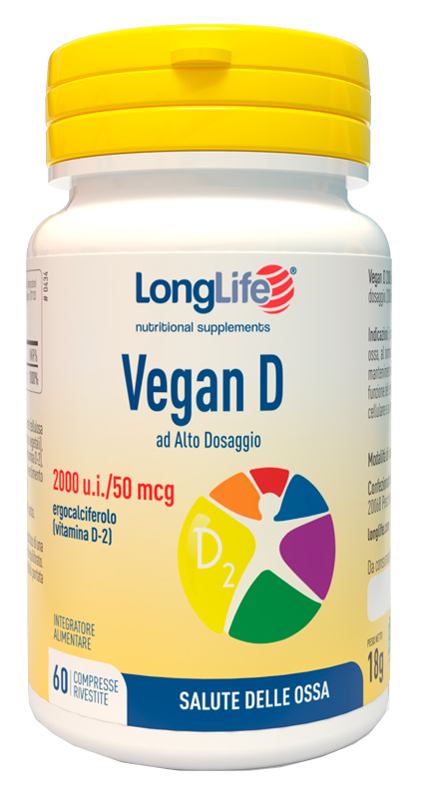 LONGLIFE VEGAN D 60 COMPRESSE - Farmamood