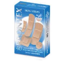 CEROTTO PRONTEX SKIN STRIPS 6 FORMATI ASSORTITI ASTUCCIO 40 PEZZI - Farmamood