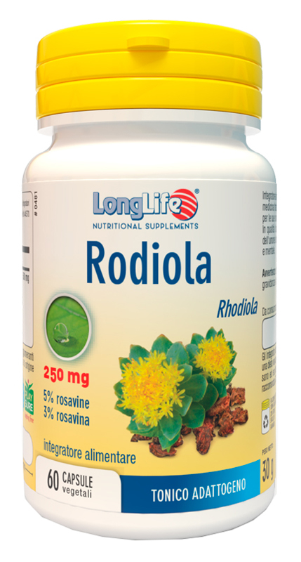 LONGLIFE RODIOLA 60 CAPSULE VEGETALI - Farmamood