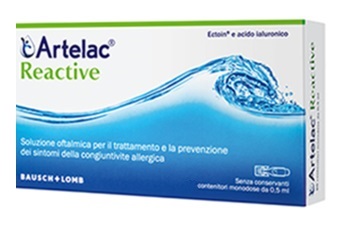 ARTELAC REACTIVE SOLUZIONE OFTALMICA MONODOSE 20 UNITA' DA 0,5 ML - Farmamood