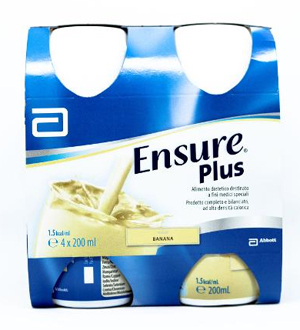 ENSURE PLUS BANANA 4 BOTTIGLIE DA 200 ML - Farmamood