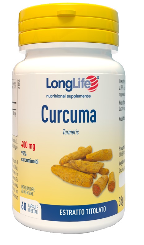 LONGLIFE CURCUMA 60 CAPSULE VEGETALI - Farmamood