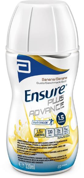 ENSURE PLUS ADVANCE BANANA 4 BOTTIGLIE DA 220 ML - Farmamood