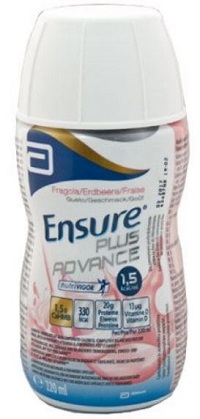 ENSURE PLUS ADVANCE FRAGOLA 4 BOTTIGLIE DA 220 ML - Farmamood