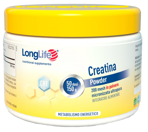 LONGLIFE CREATINA POWDER 150 G - Farmamood
