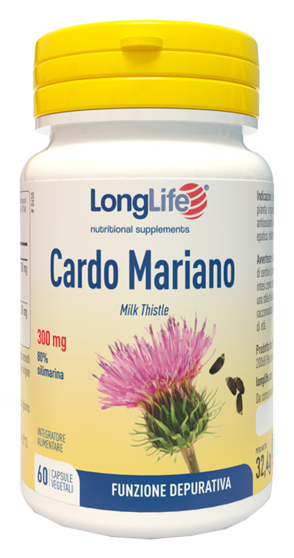 LONGLIFE CARDO MARIANO 60 CAPSULE - Farmamood