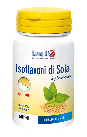 LONGLIFE ISOFLAVONI SOIA 60 PERLE - Farmamood