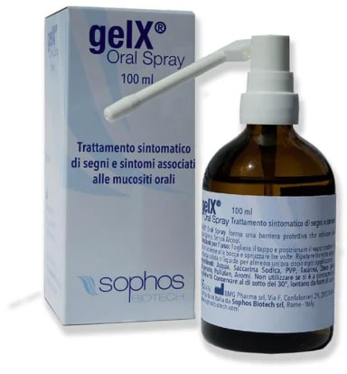 GEL SPRAY ORALE PER TRATTAMENTO SINTOMATICO SEGNI E SINTOMI ASSOCIATI ALLE MUCOSITI ORALI - Farmamood