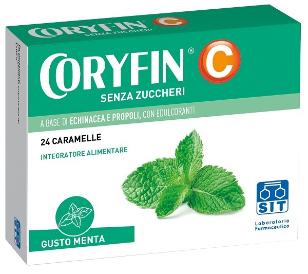 CORYFIN C SENZA ZUCCHERO MENTOLO 48 G - Farmamood