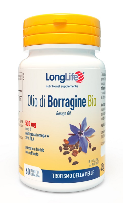 LONGLIFE OLIO BORRAGINE BIO 60 PERLE - Farmamood