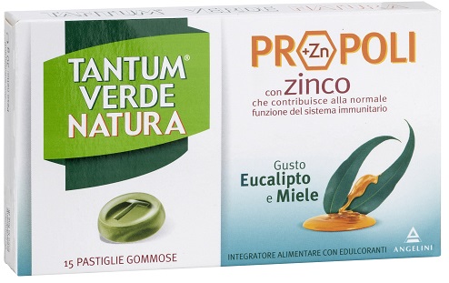 TANTUM VERDE NATURA PASTIGLIE GOMMOSE EUCALIPTO & MIELE 30 G - Farmamood