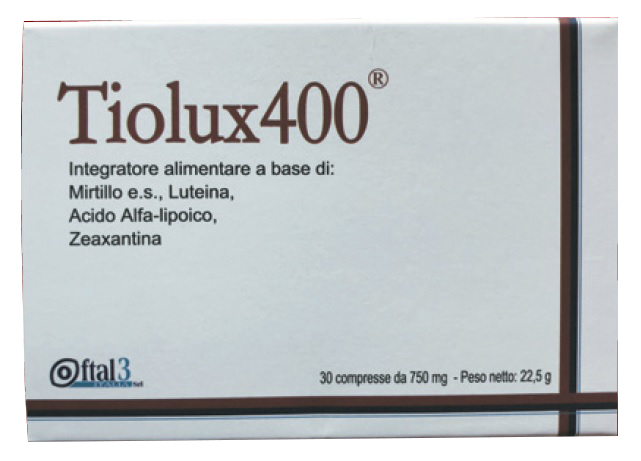 TIOLUX 400 30 COMPRESSE - Farmamood