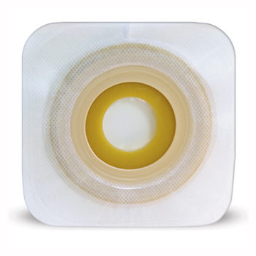 PLACCA PIANA MODELLABILE PER STOMIA DUE PEZZI 22-33MM FLANGIA 48MM CON ADESIVO IDROCOLLOIDALE 5 PEZZI - Farmamood