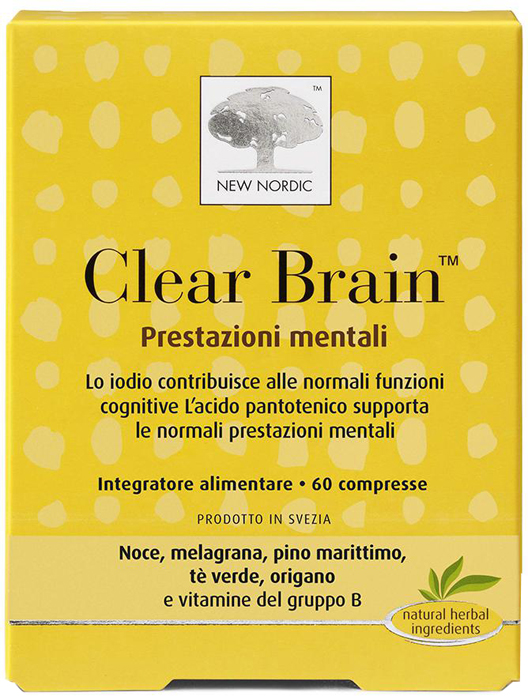 CLEAR BRAIN 60 COMPRESSE - Farmamood